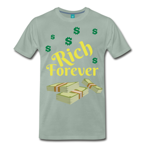 Rich Forever - steel green