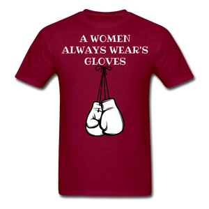 Women Gloves - burgundy