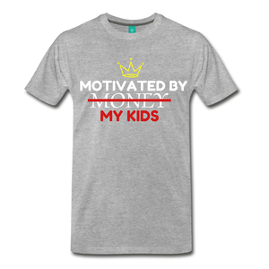 Motivated By my Kids - heather gray