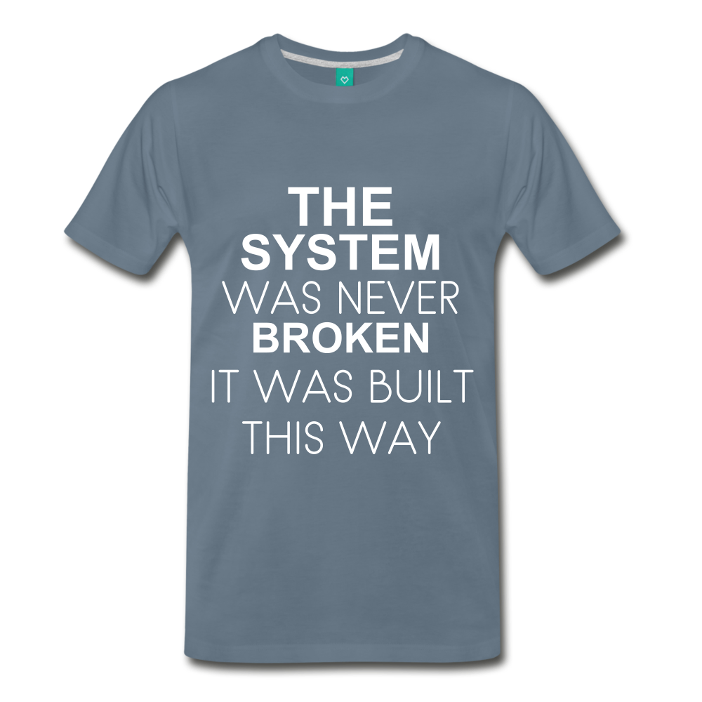 The System Tee - steel blue