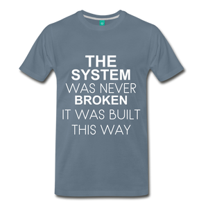The System Tee - steel blue
