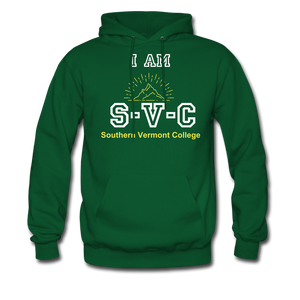 I Am SVC Hoodie - forest green