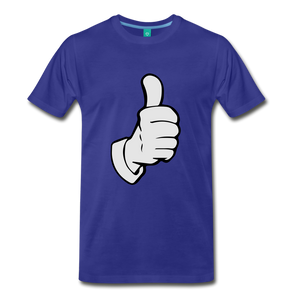Thumbs up - royal blue
