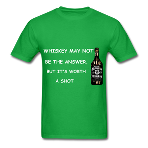 Whiskey Tee - bright green