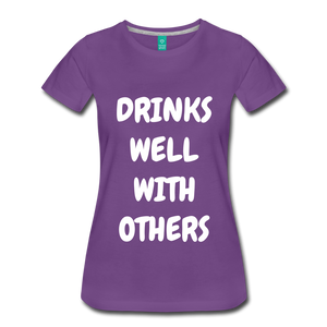 DRINKS WELL - purple