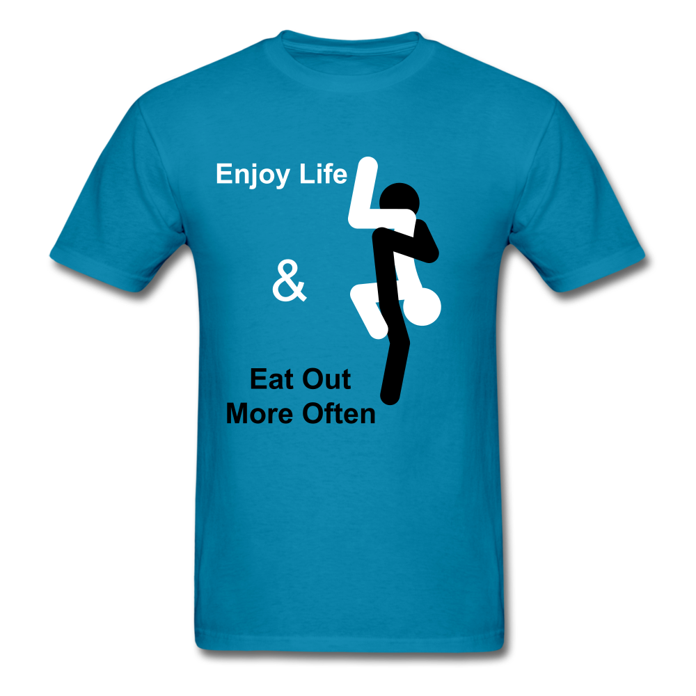 Eat Out Tee - turquoise