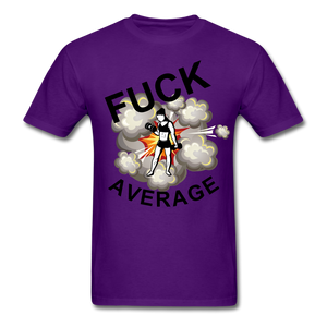 Fuck Average Tee - purple