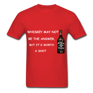 Whiskey Tee - red