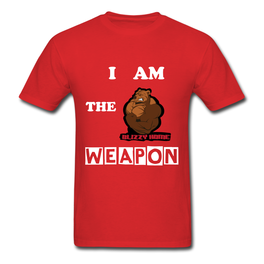 I AM THE WEAPON - red