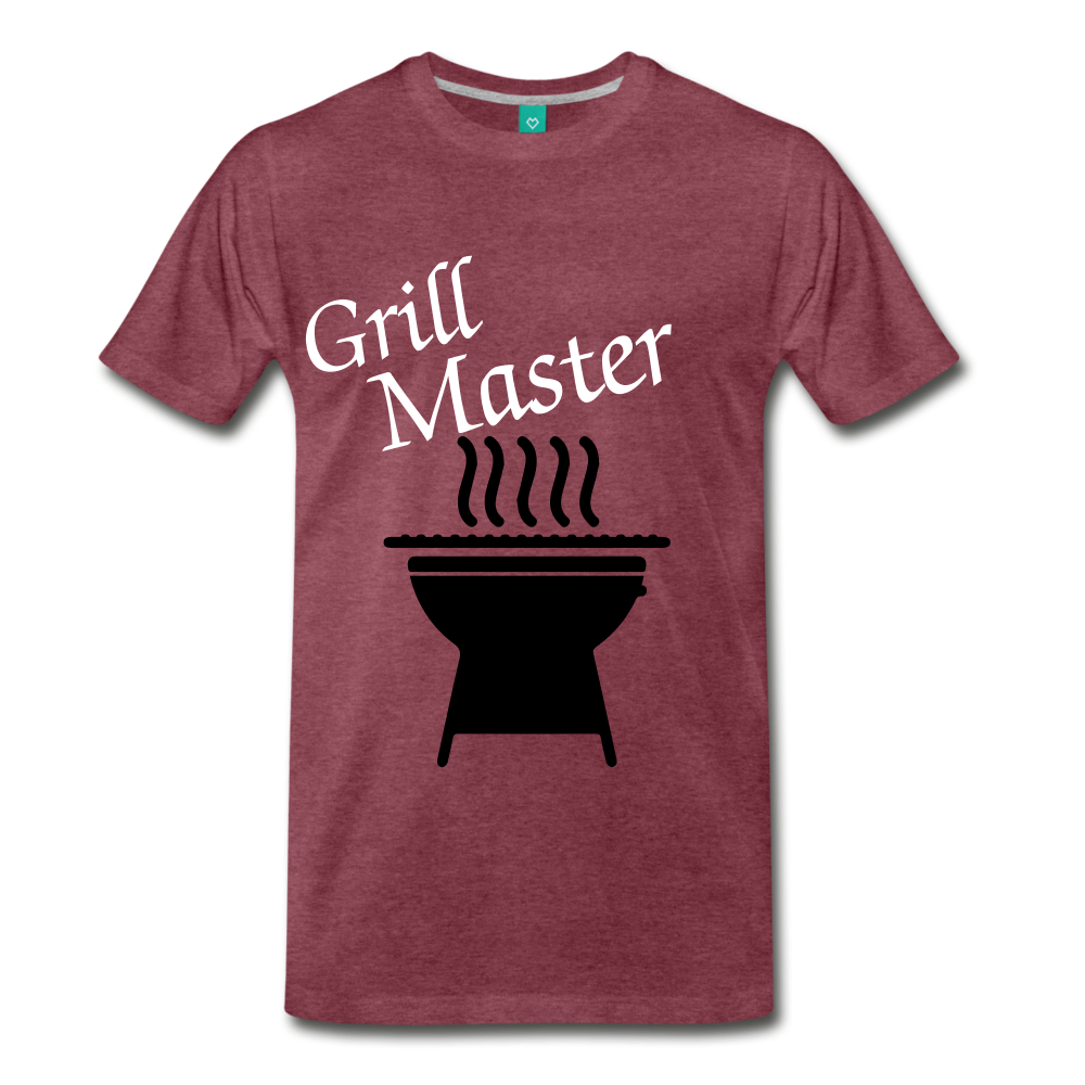 Grill Master Tee - heather burgundy
