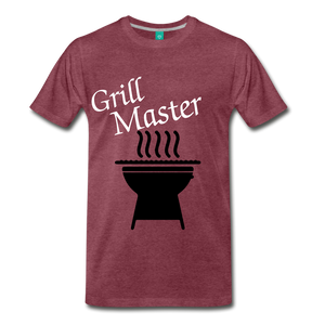 Grill Master Tee - heather burgundy