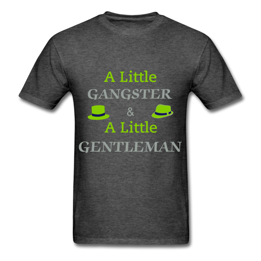 Ganster & Gentleman Tee - heather black