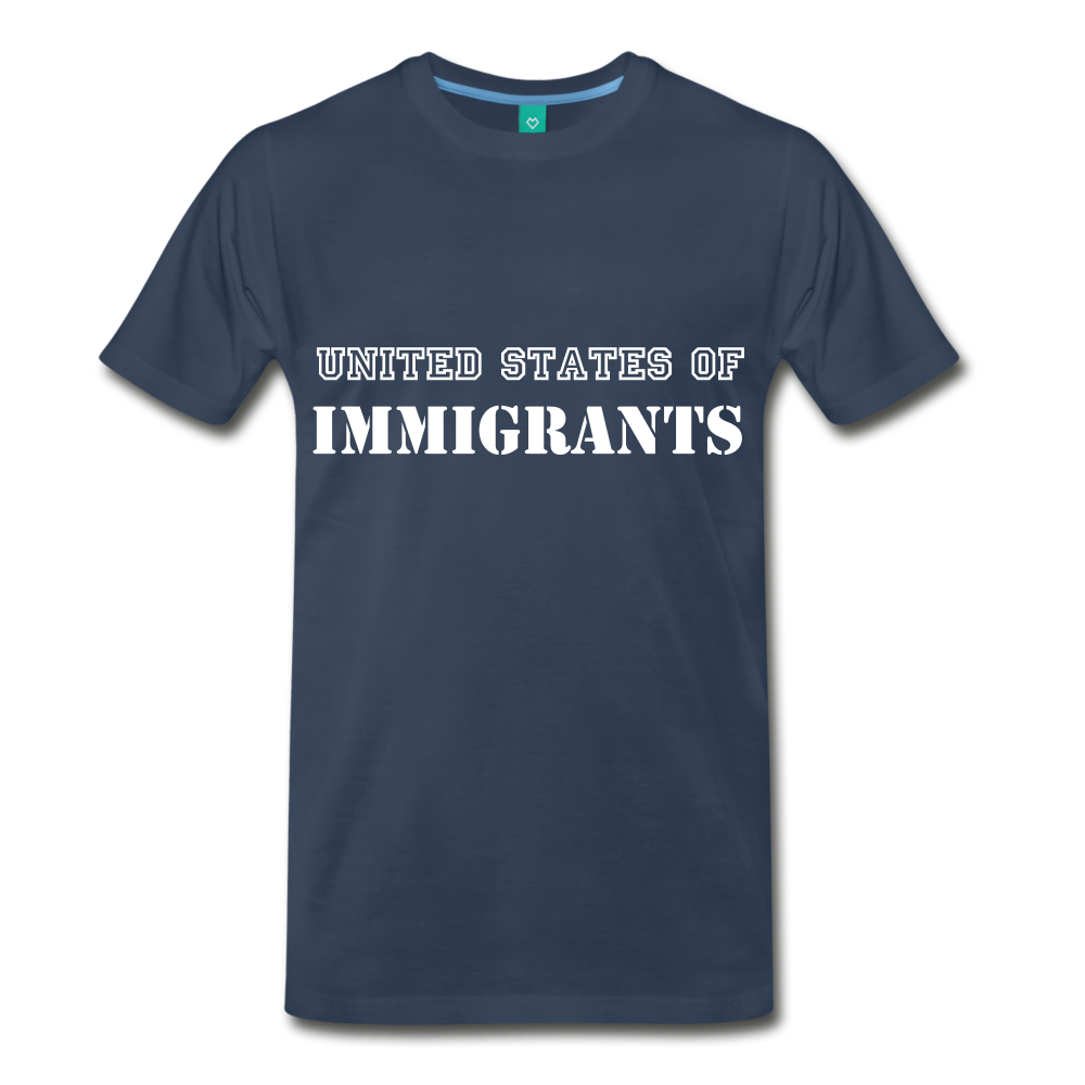 United States Of Immigrants - navy