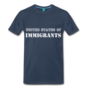 United States Of Immigrants - navy
