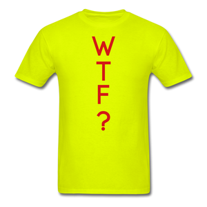 WTF Tee - safety green