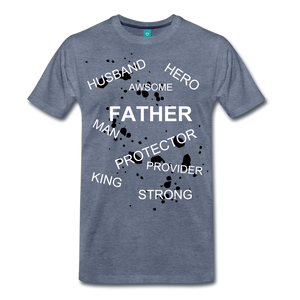 FATHER PLUS - heather blue