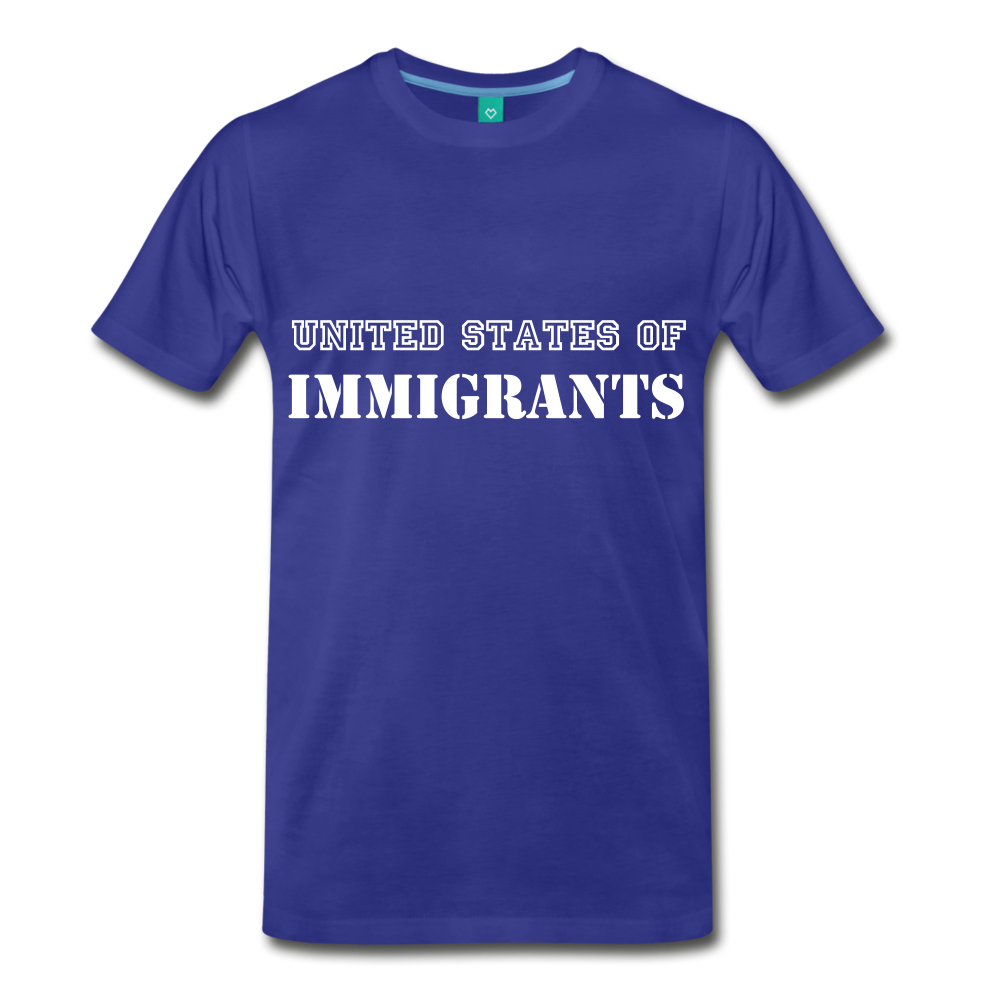 United States Of Immigrants - royal blue