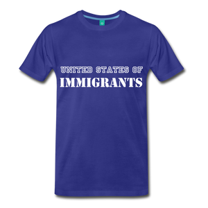 United States Of Immigrants - royal blue