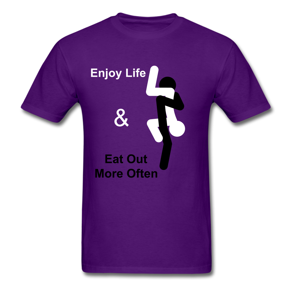 Eat Out Tee - purple