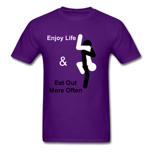 Eat Out Tee - purple