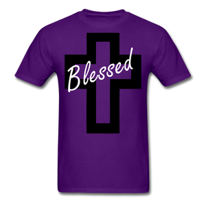 Blessed Tee. - purple
