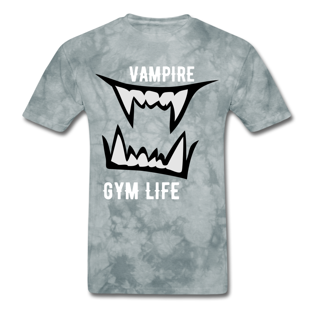 Vamp Gym Tee - grey tie dye