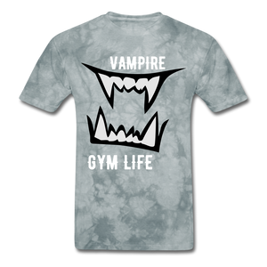 Vamp Gym Tee - grey tie dye