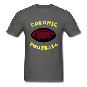Colonie Football Tee - charcoal