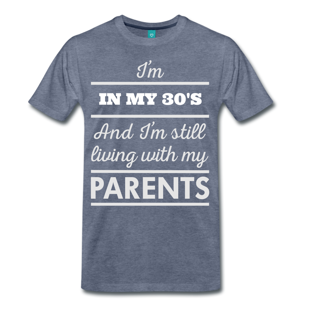 LIVING WITH MY PARENTS - heather blue