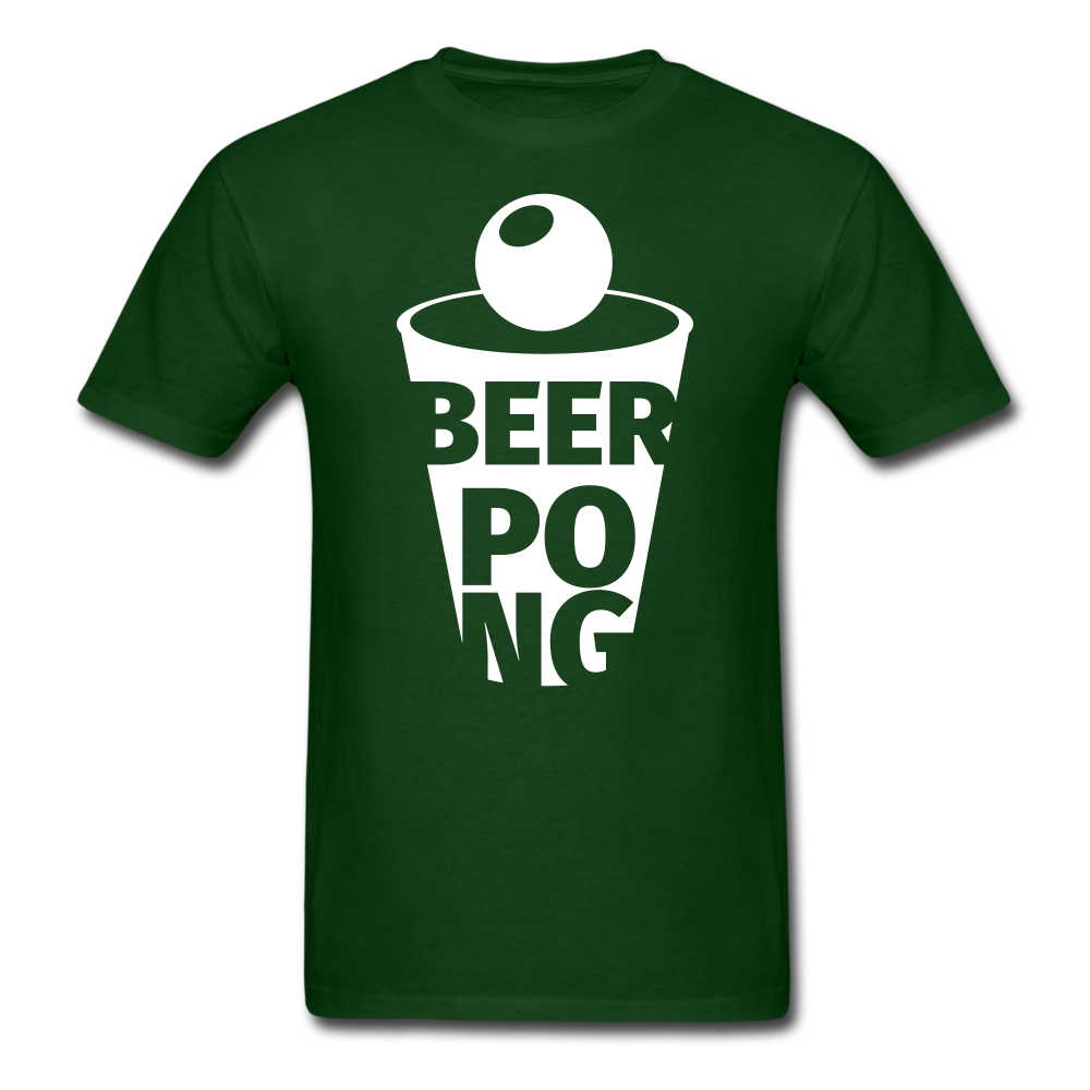 Beer Pong Tee - forest green