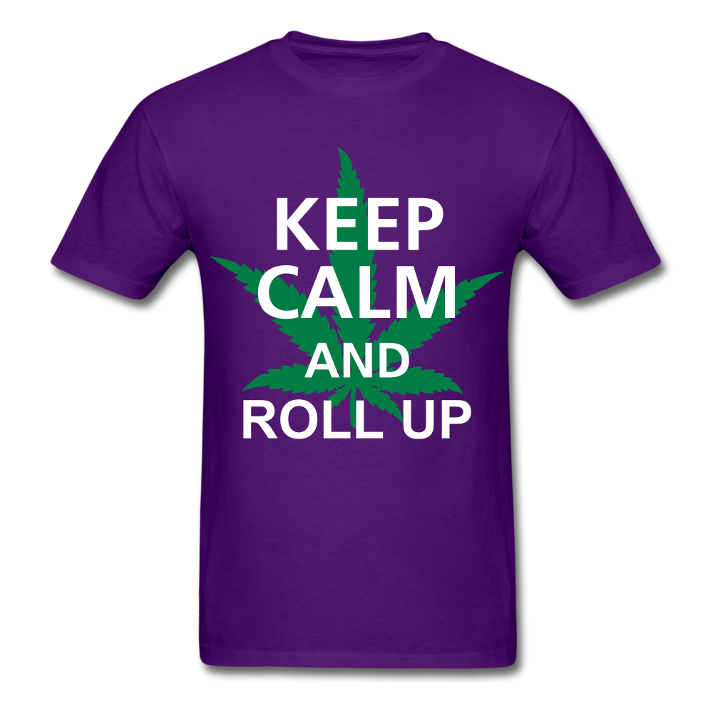 Roll Up Tee - purple