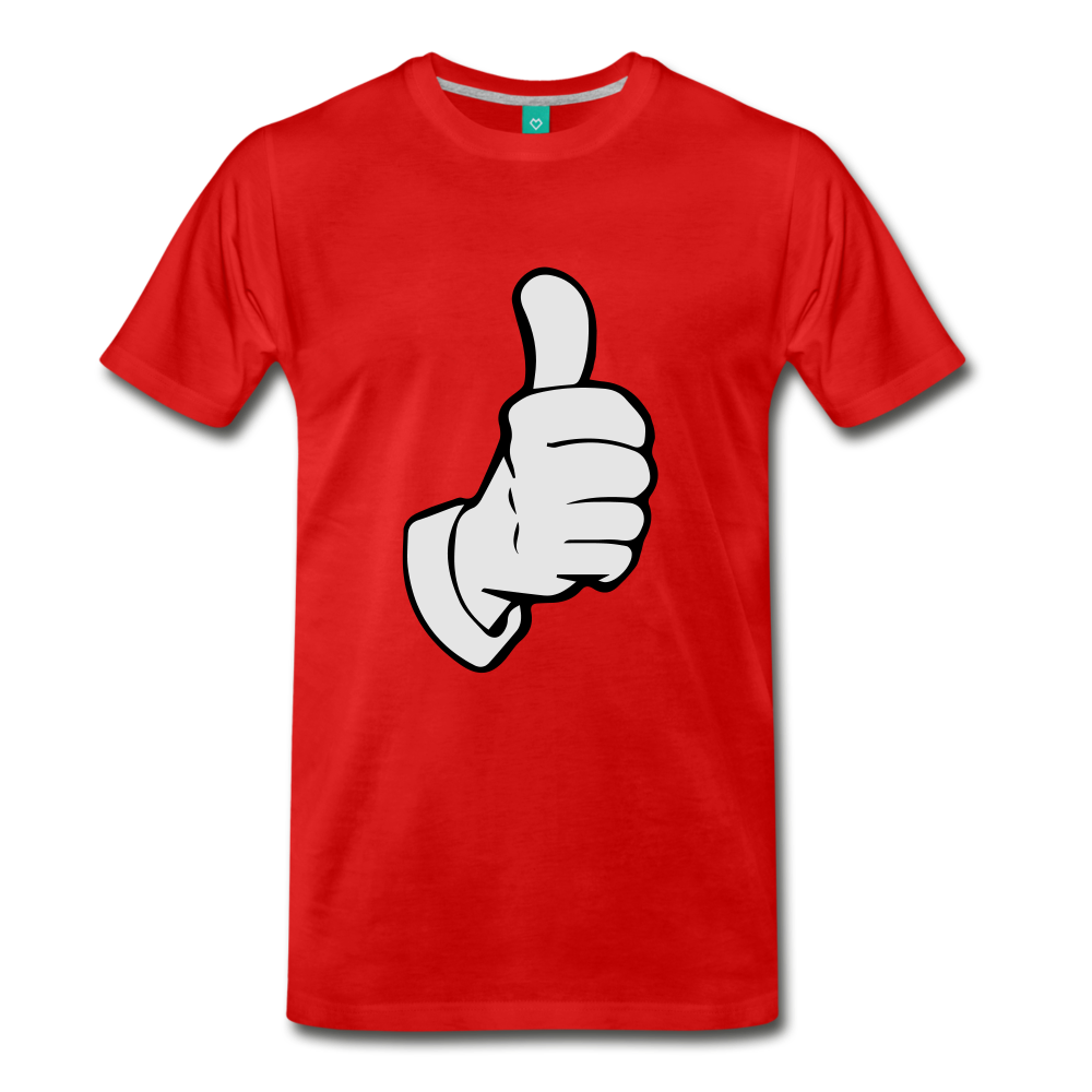 Thumbs up - red