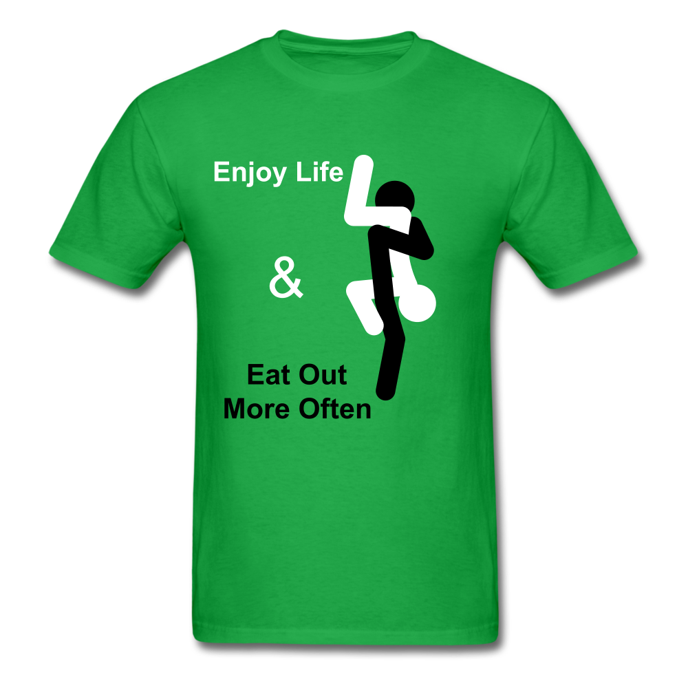 Eat Out Tee - bright green