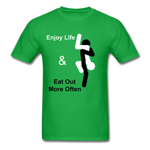 Eat Out Tee - bright green