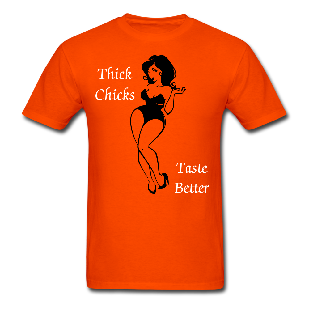 Thick Chicks Tee - orange