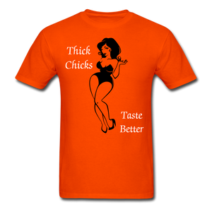 Thick Chicks Tee - orange