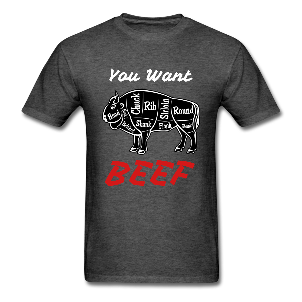 Beef Tee - heather black