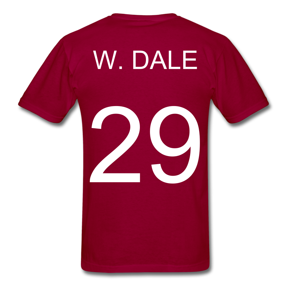 W. Dale Tee - dark red