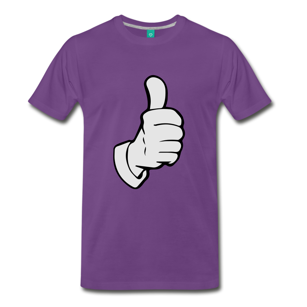 Thumbs up - purple