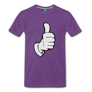 Thumbs up - purple