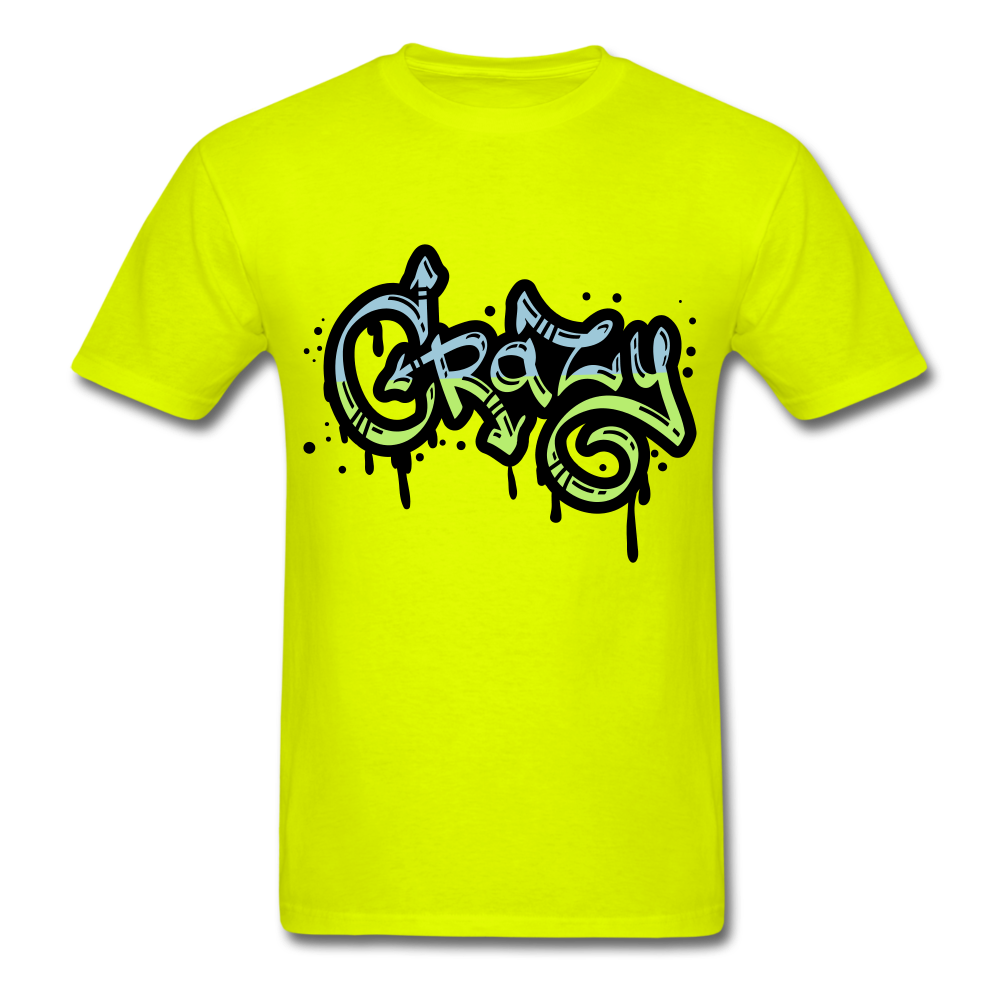 Crazy Tee - safety green