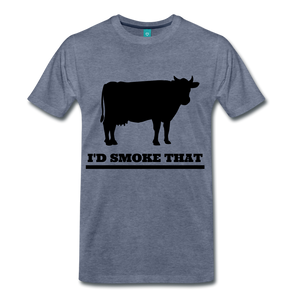 I'd Smoke That Beef - heather blue