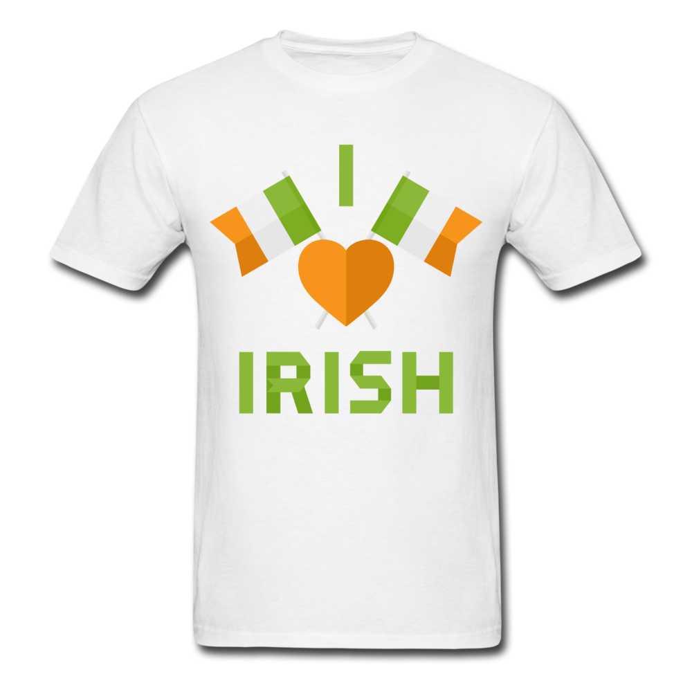 I Love Irish Tee - white