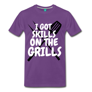 Skills On Grills Tee - purple