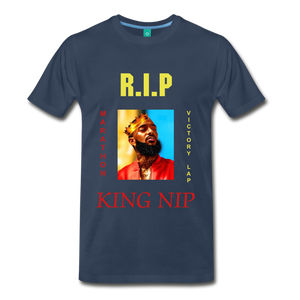 KING NIP TEE. - navy