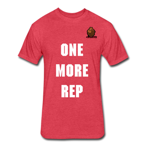 One More Rep Tee - heather red