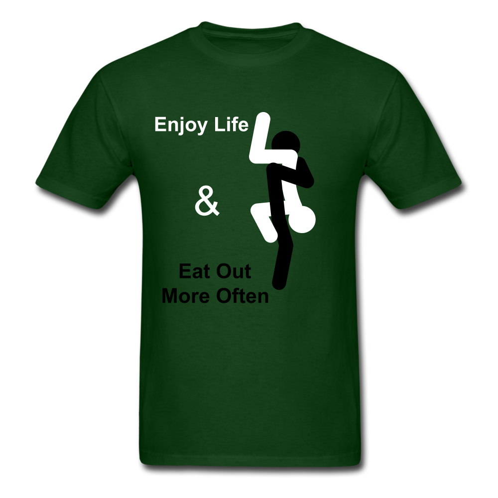 Eat Out Tee - forest green