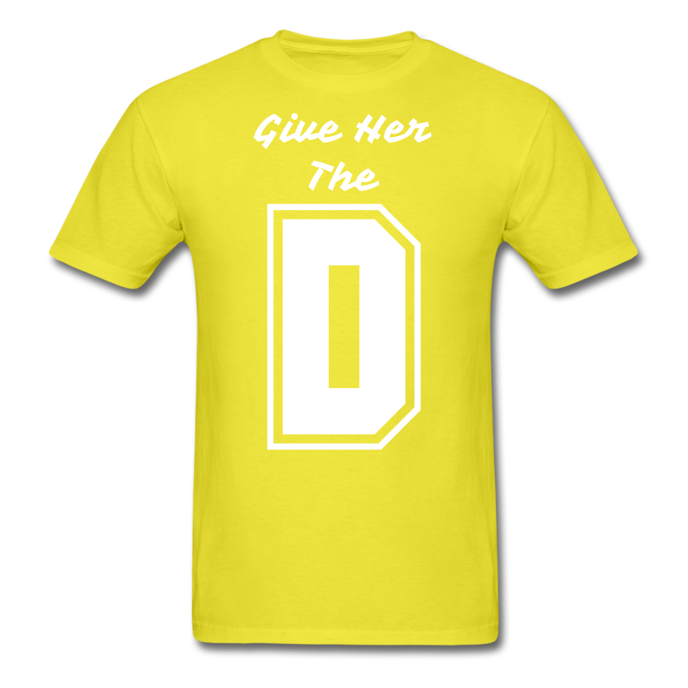 The D Tee - yellow