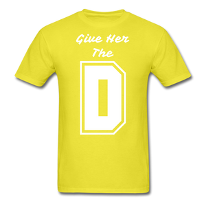 The D Tee - yellow
