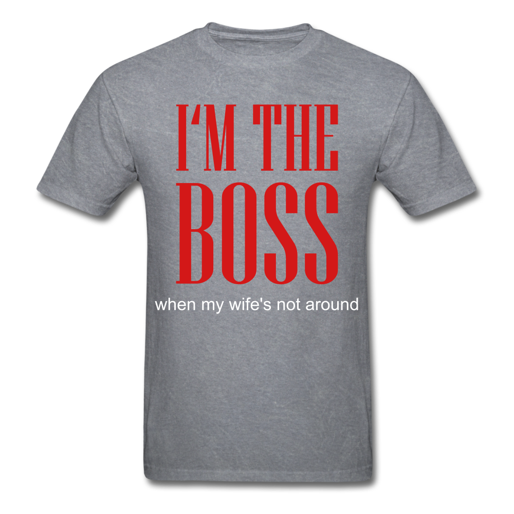 Boss Tee - mineral charcoal gray